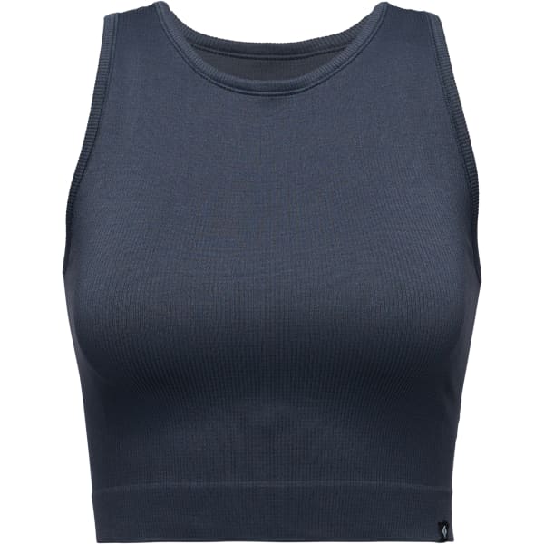 Débardeur escalade BLACK DIAMOND W SEAMLESS RIB TANK CHARCOAL