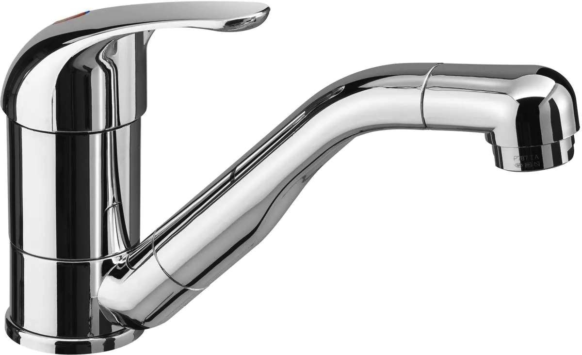 Reich Kama C Keramik Einhebelmischer Chrom Kunststoffauslauf 175 mm