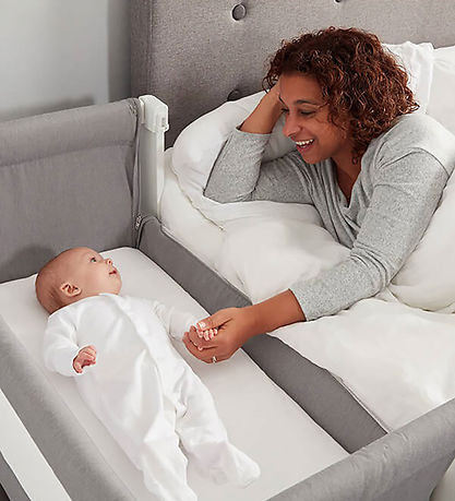 Shnuggle Babybett - Air - Beistellbett - 95x56 cm - Dove Grey