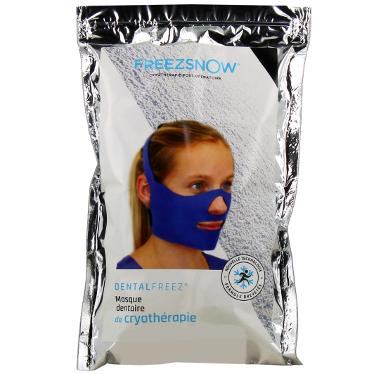 Dentalfreez masque cryothérapie chirurgie dentaire ou esthétique