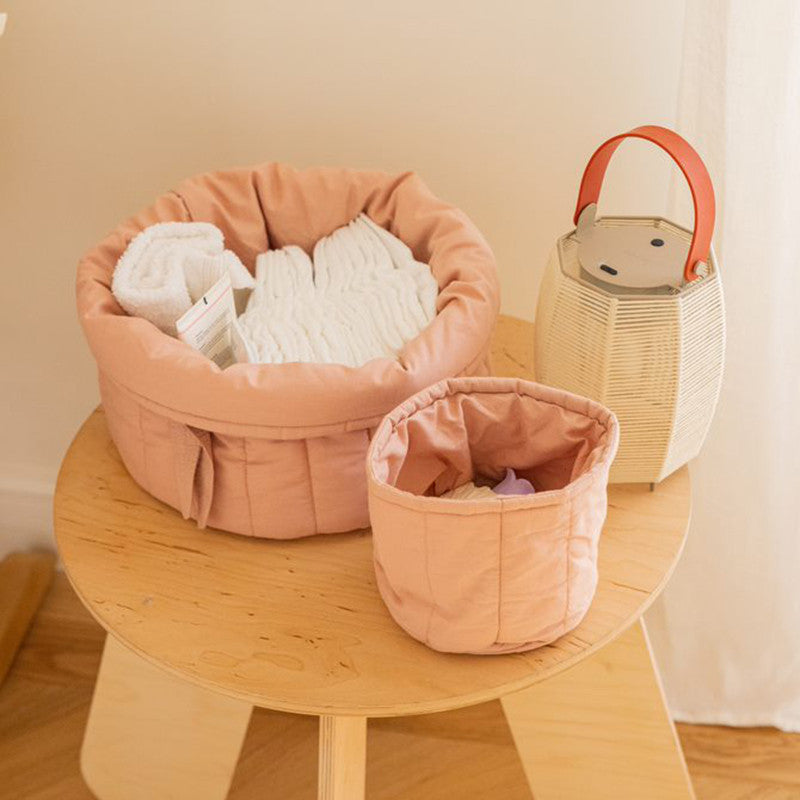 Aufbewahrungskorb 2er Set Bambie Vintage Nude