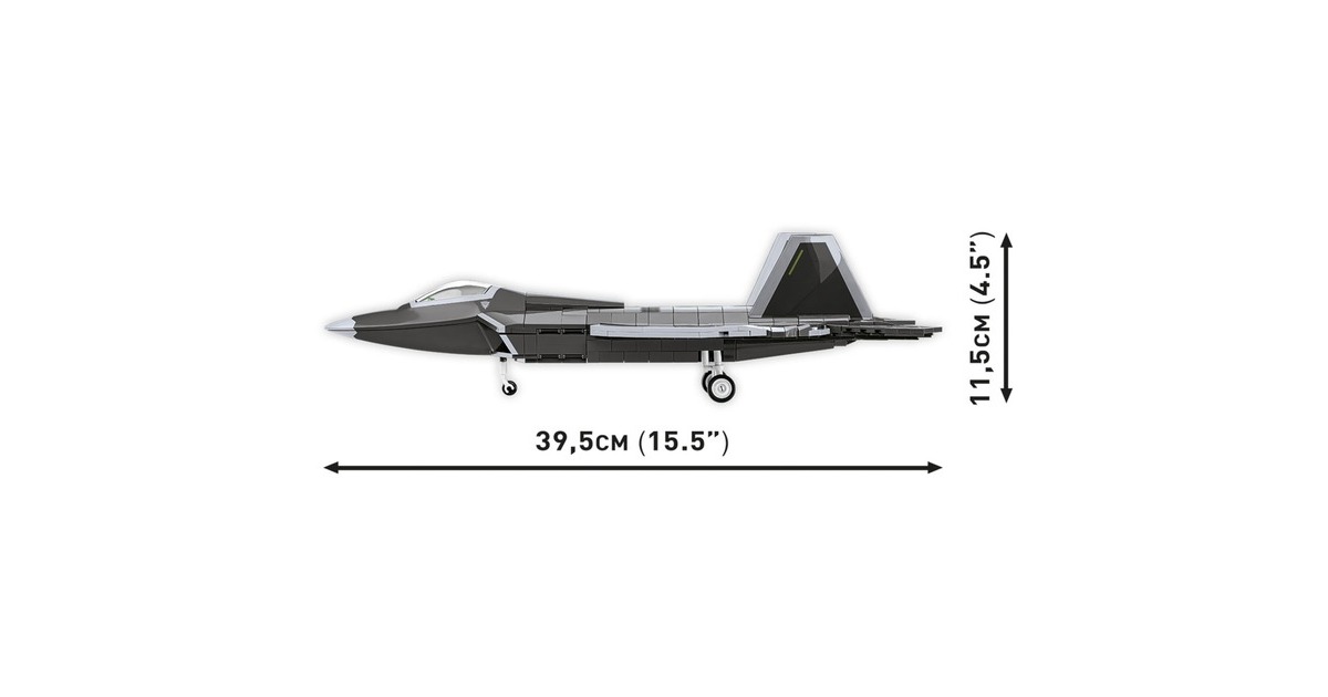 COBIArmed Forces - Lockheed F-22 Raptor Constructiespeelgoed  (Schaal 1:48)