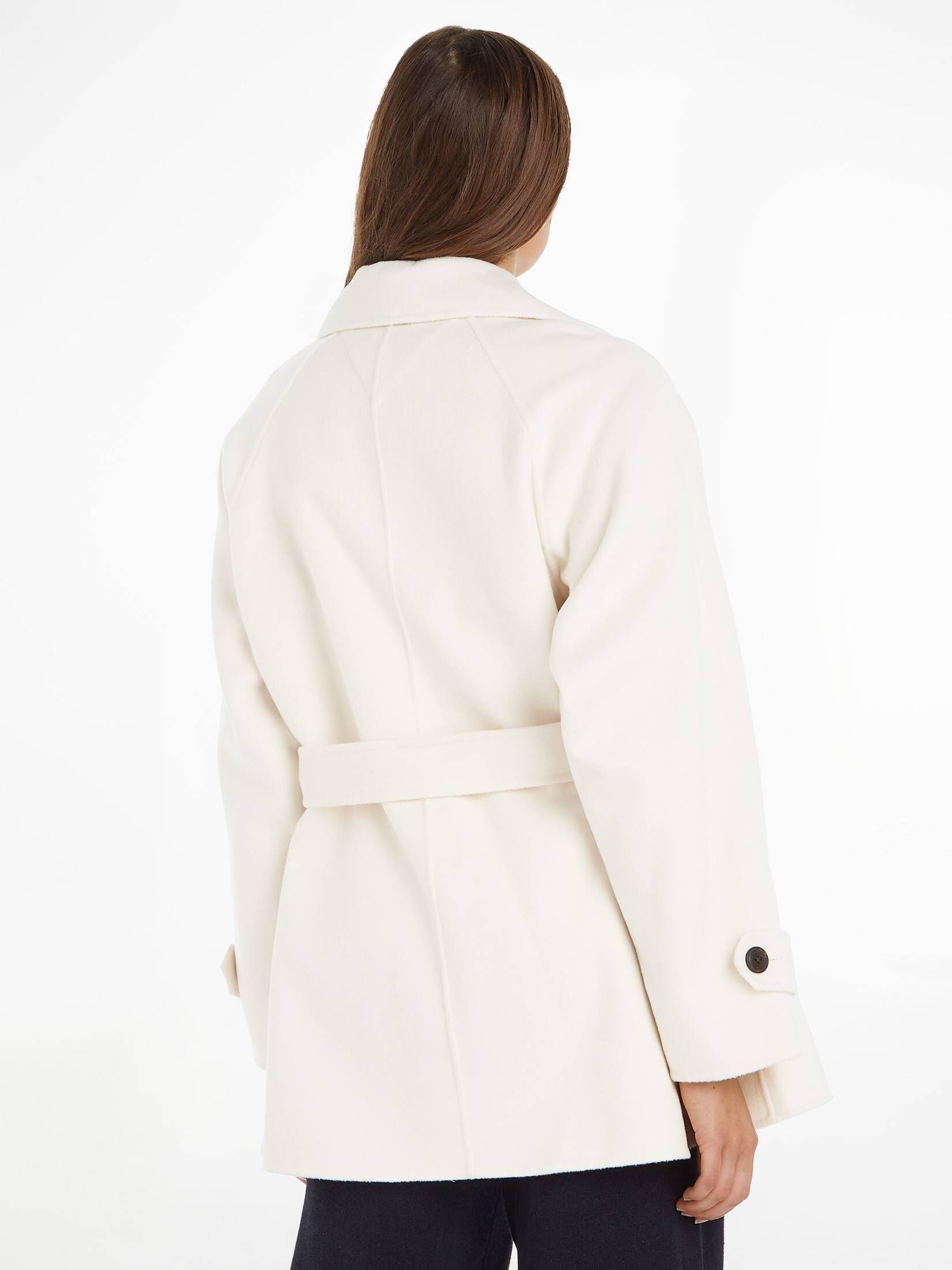 Tommy Hilfiger| Damen Wolljacke DF WOOL BLEND SHORT TRENCH