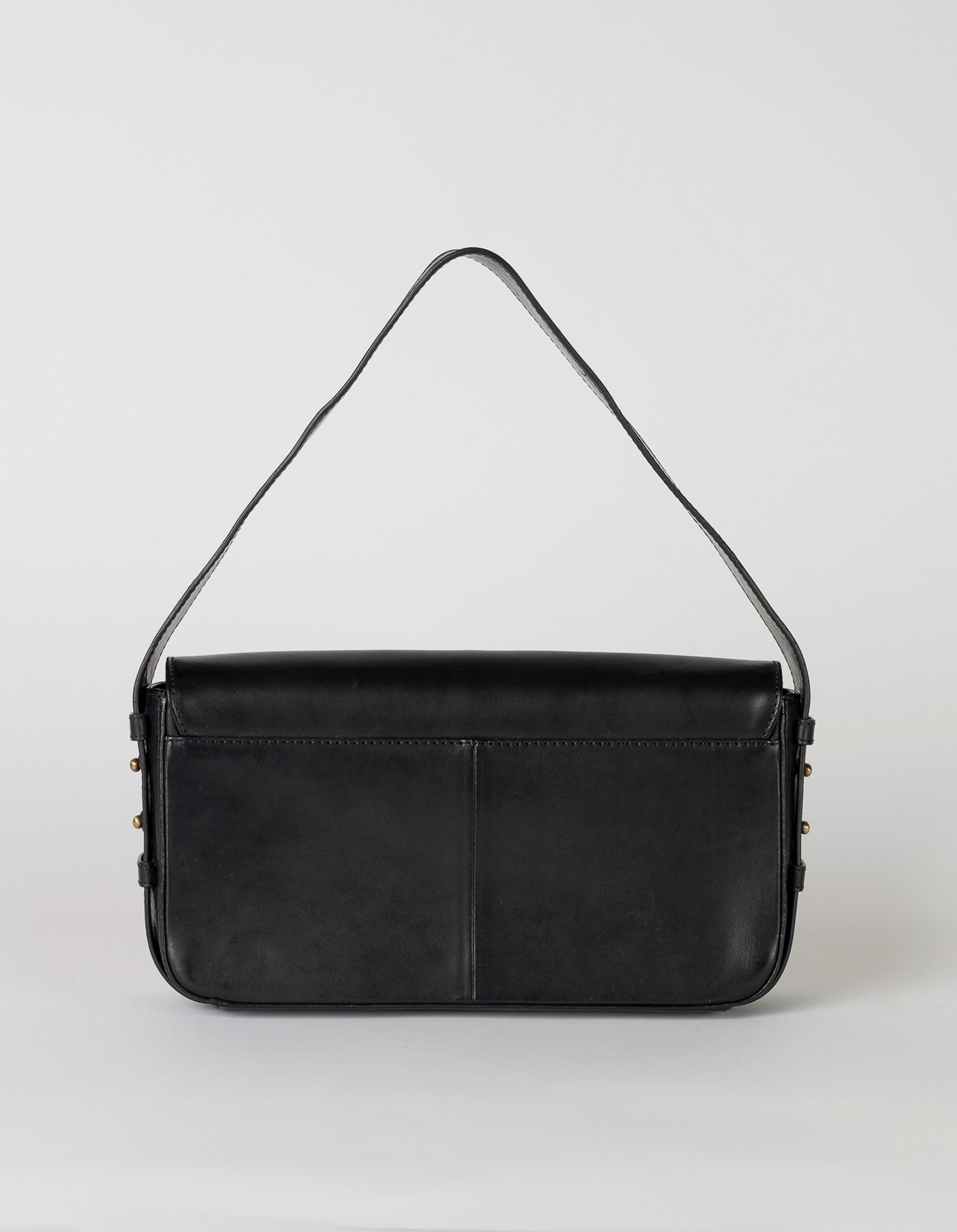 Gina Longuette - Black Classic Leather