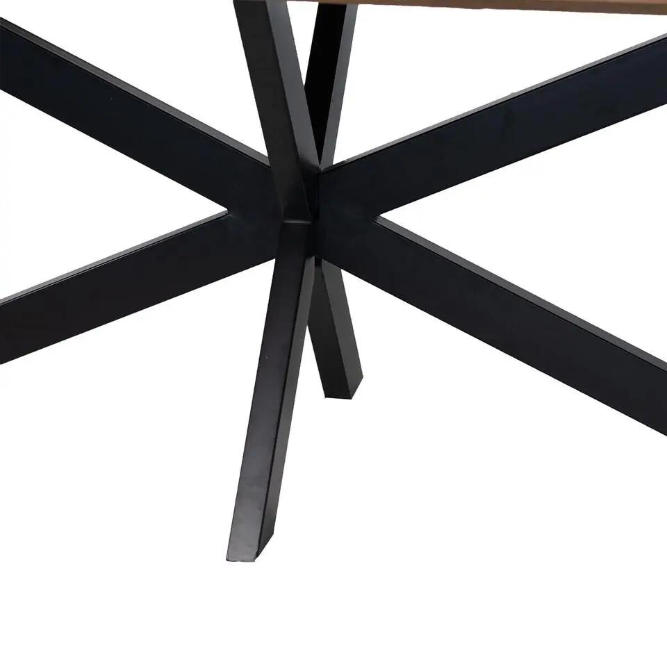Eettafel Deens Ovaal - Bruin Hout - 240cm - Tafel Jordan