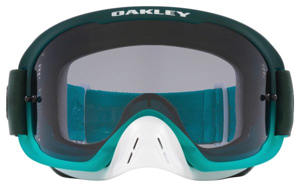 Masque Oakley O-Frame 2.0 PRO MTB Troy Lee Design Hunter Green Stripes / Verres Dark Grey / Ref : OO7117-17