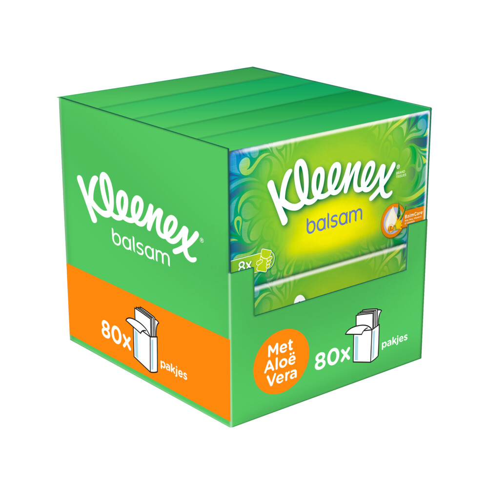 10x Kleenex Balsam Tissues8 stuks