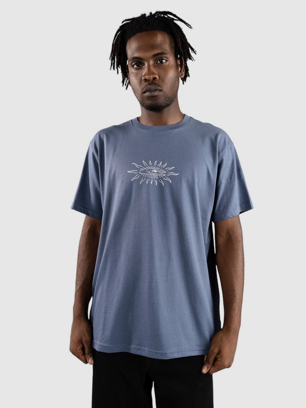 Quiksilver Sun Flare Mor T-Shirt vintage indigo