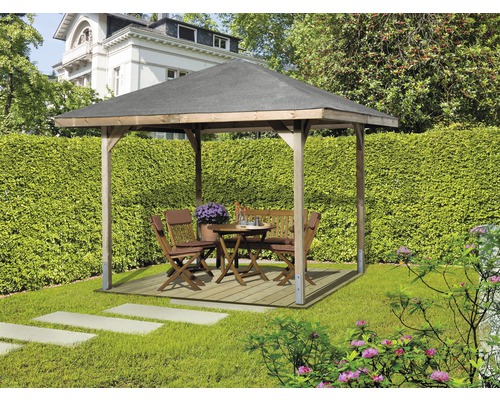 Paviljoen weka paradijs formaat 3 304 x 304 cm natuurlijk