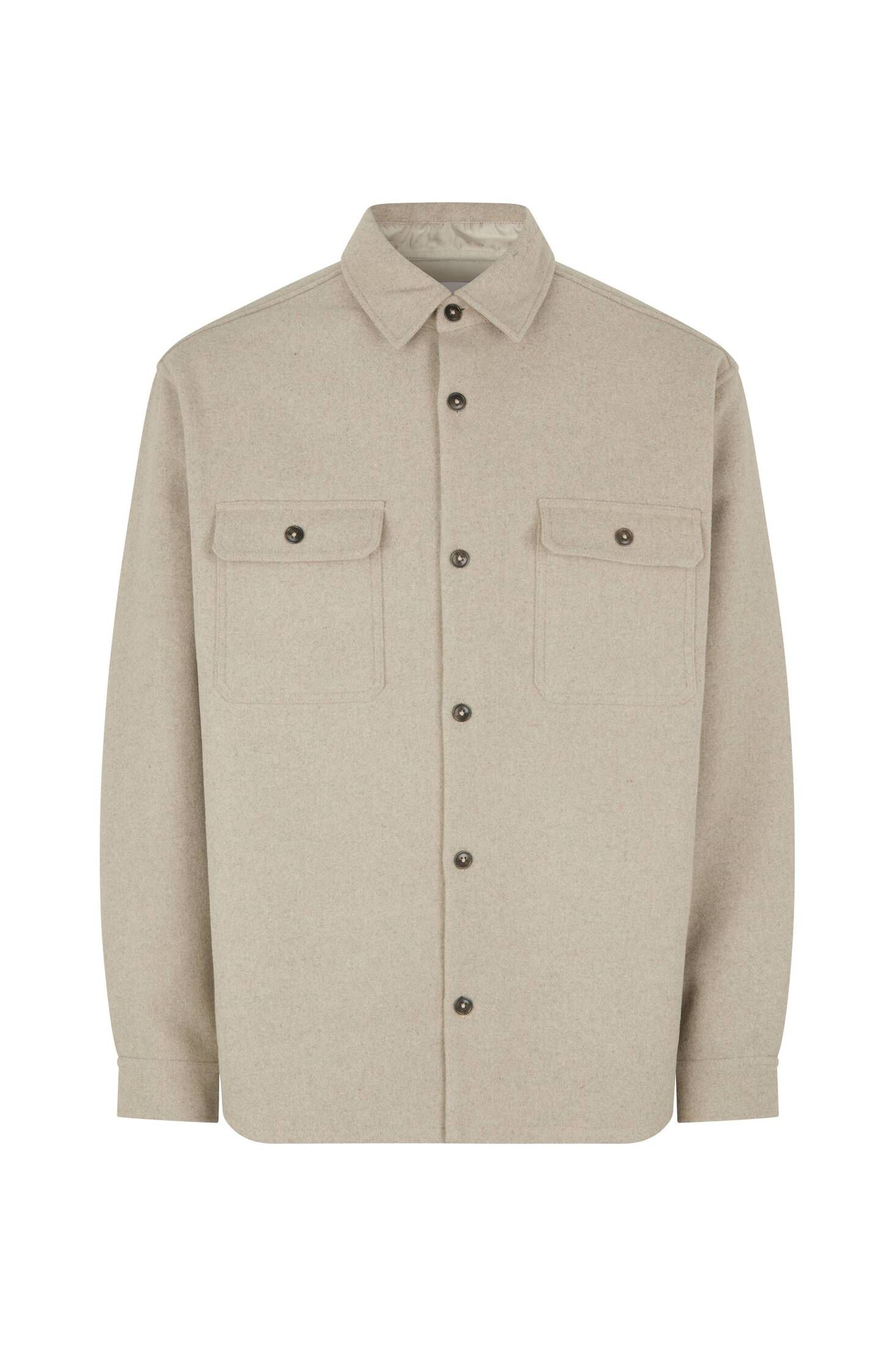 Samsoe Samsoe| Herren Hemdjacke CASTOR X E mit Wolle