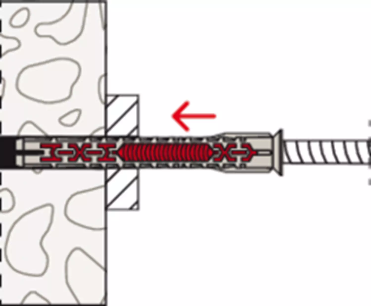 Fischer 562151 Constructieplug DuoXpand - verzonken kop - 8 x 120 T (50st)