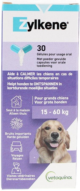 Kalmeringsmiddel - Zylkene - 450 mg - Voor Honden - Natuurlijk