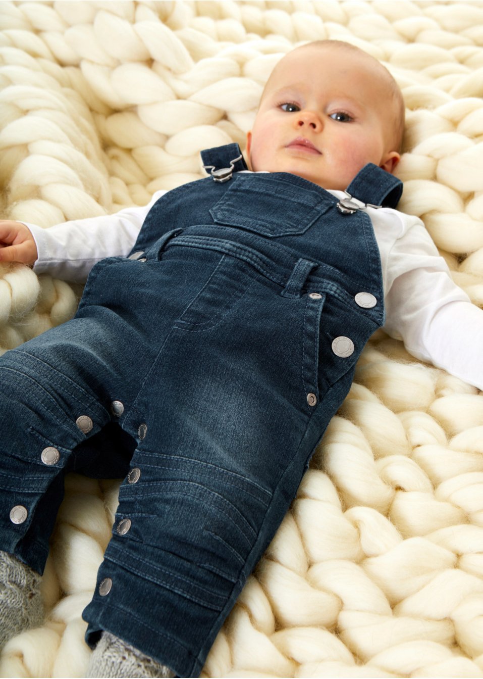 Salopette bébé en jean