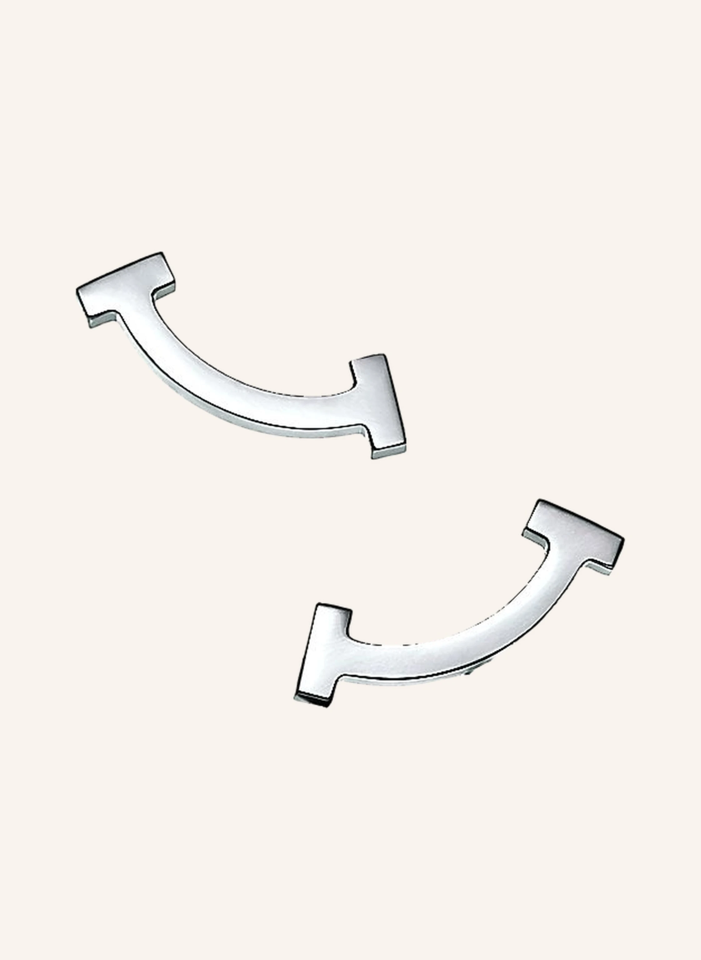 TIFFANY & Co. TIFFANY T SMILE OHRRINGE aus 18 Karat Weißgold