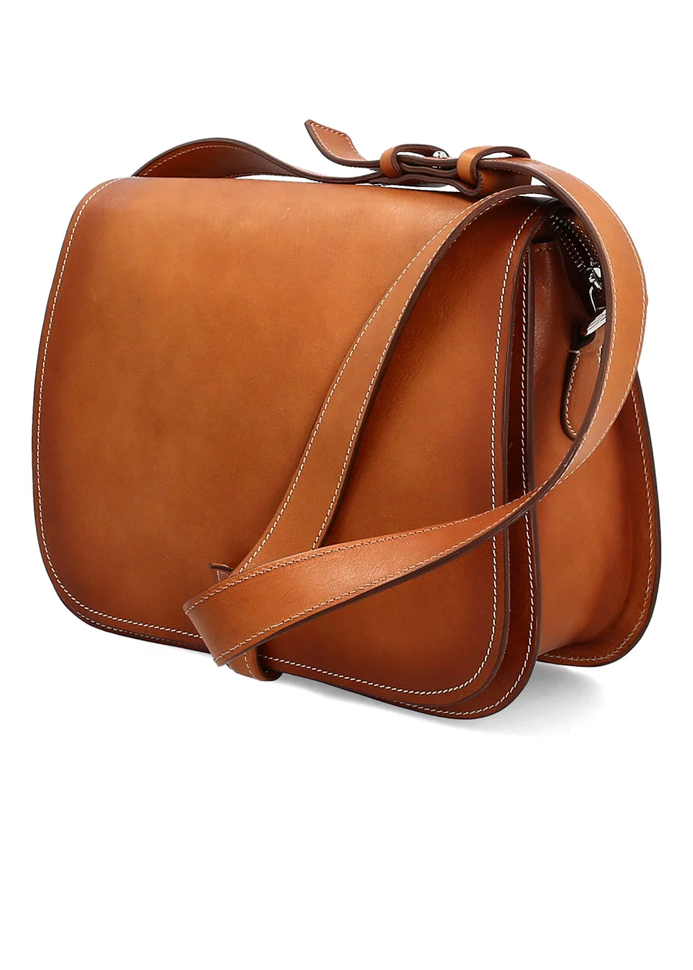 BESACE FLORENTINA CUIR GM CAMEL