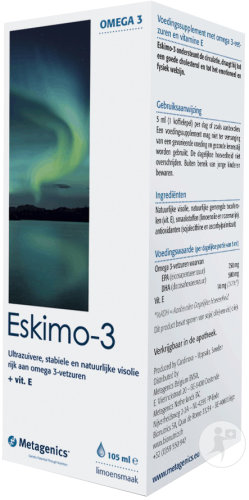 Metagenics Eskimo-3 Citron Vert Oméga 3 105ml