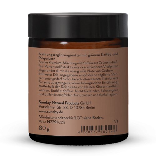 Sunday Natural Products  Noble Strong Mushroom Coffee