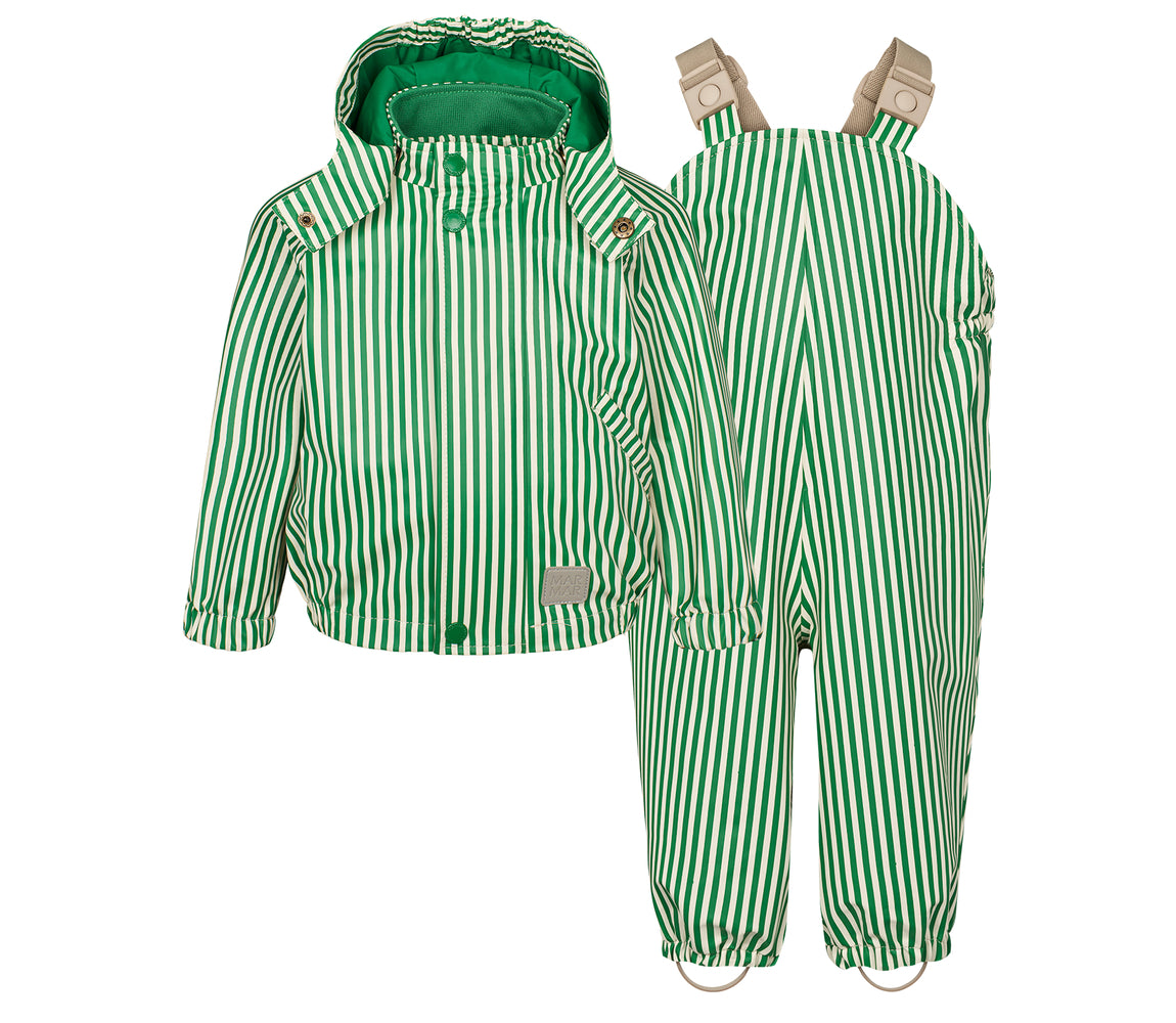Oddy Set, Regnsæt - Green Stripes