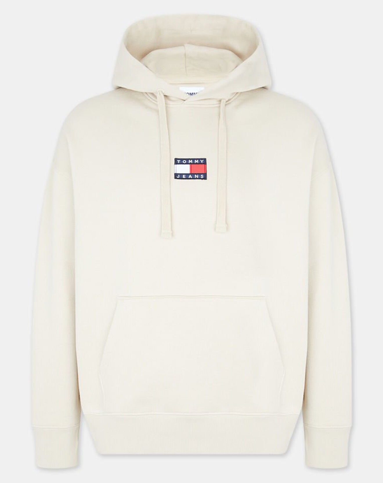 Tommy Jeans Sweat à capuche Badge écru