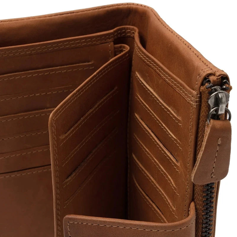 Chesterfield Brand Portemonnee Landau Cognac