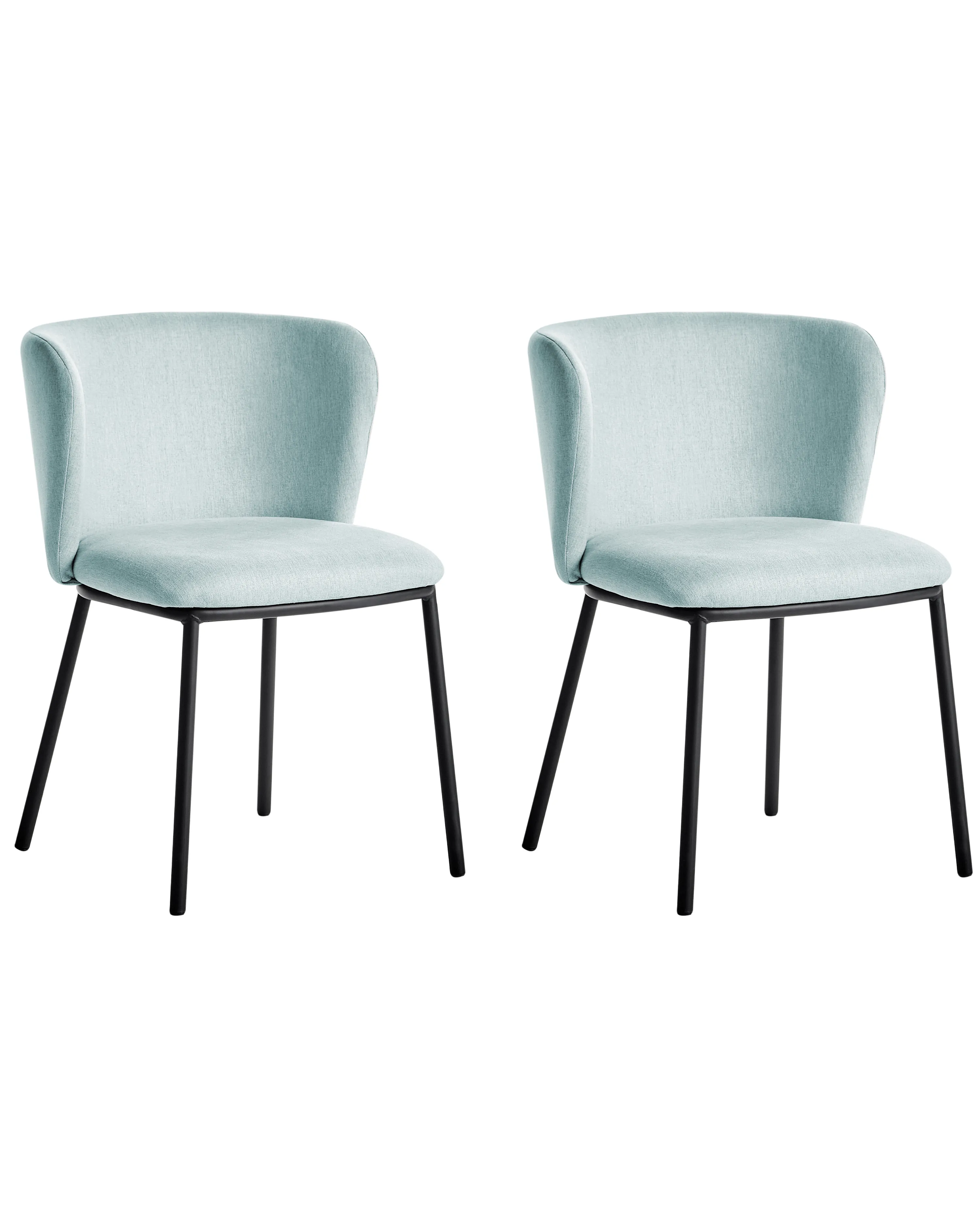 Set van 2 eetkamerstoelen MINA Lichtblauw
