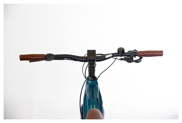 Vélo Fitness Électrique Bicyklet Gabriel Shimano Altus 9V 500 Wh 700 mm Turquoise Metallic