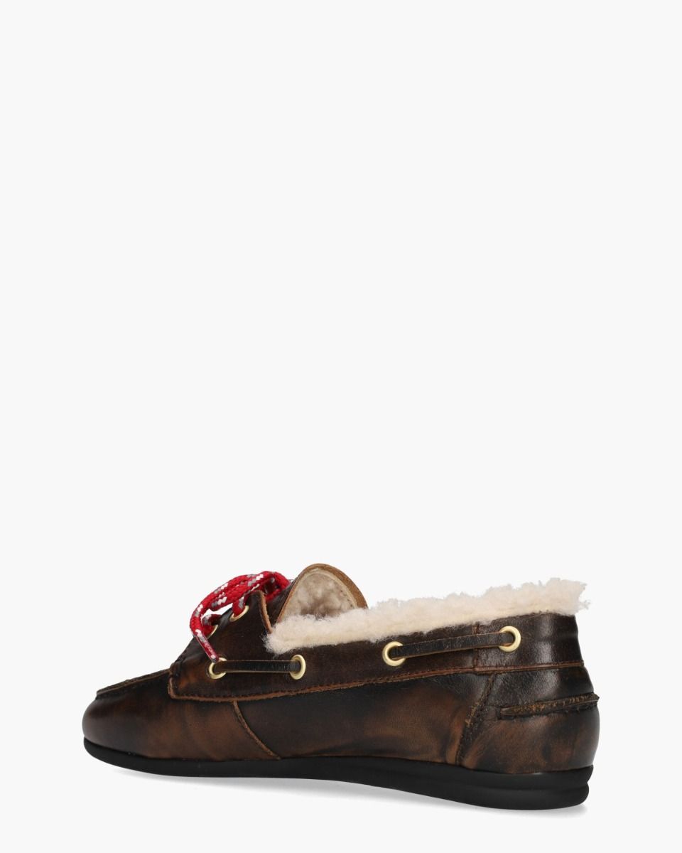 Toral Nahua Donkerbruin Damesloafers