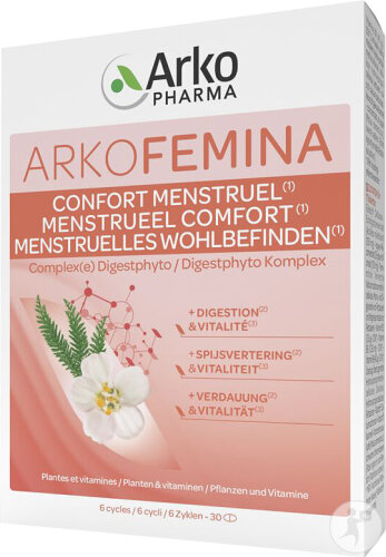 Arkopharma Arkofemina Confort Menstruel 30 Comprimés