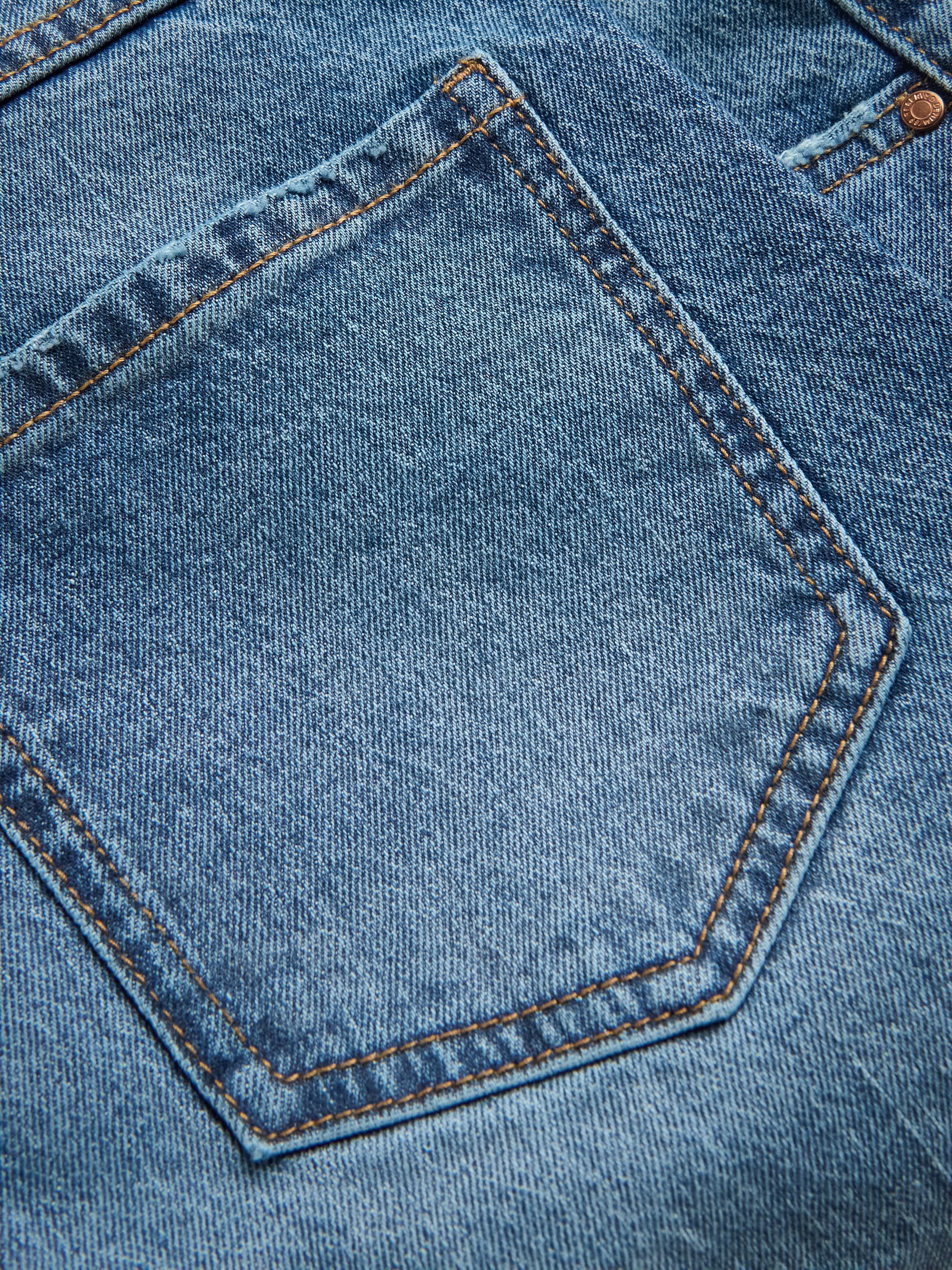 Straight-Jeans mit verkürztem Bein