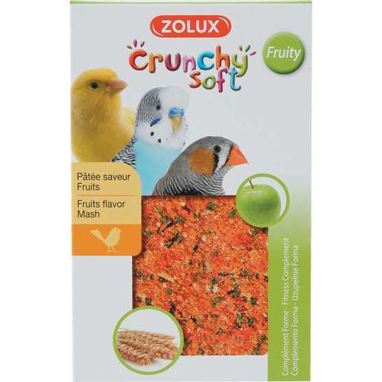 Pâtée aux fruits Crunchy Soft pour bec crochu - 150 g