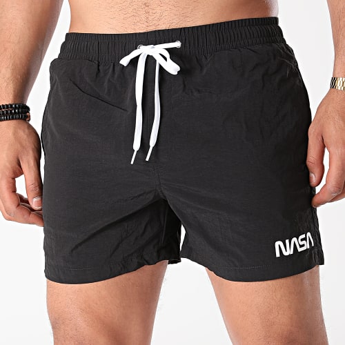 Short De Bain Worm Logo Noir