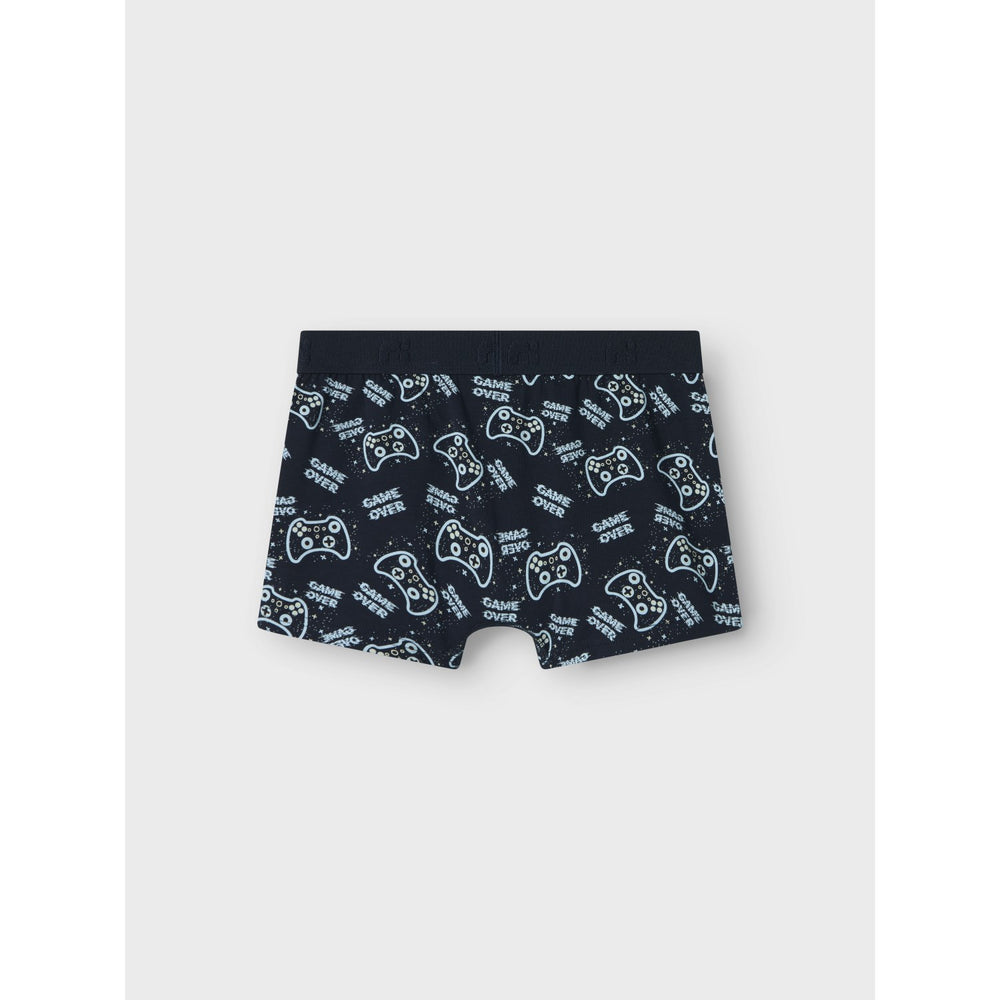 Køb Name It Dark Sapphire Boxershorts 3-pak Sapphire Game Noos