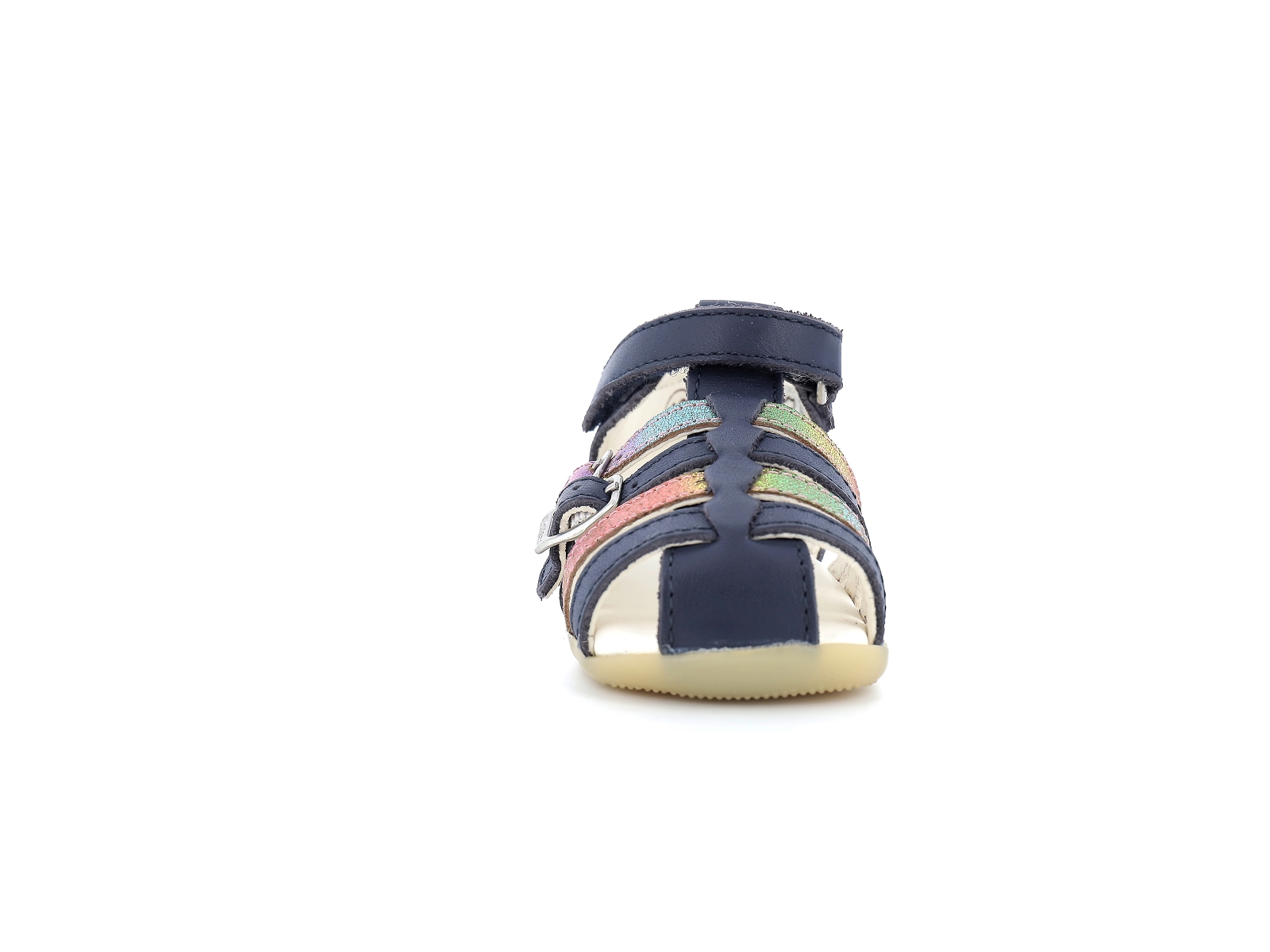 Kickers-BIGKRO Cuir Bleu nuit