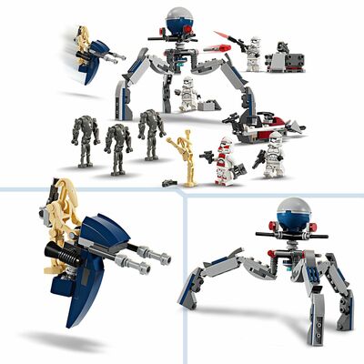 LEGO Star Wars TM 75372 Stridspakke med klonesoldat og kampdroide