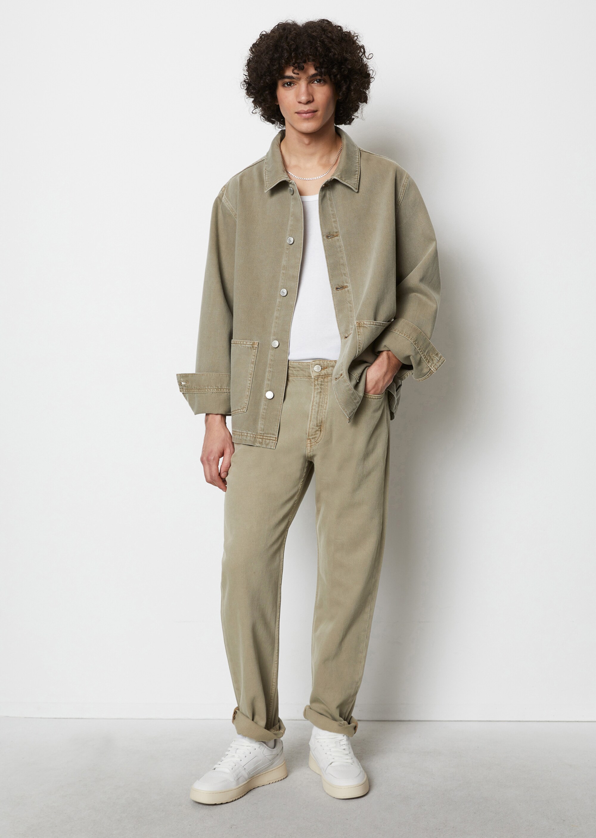 Denim-Chore-Jacke aus reiner Bio-Baumwolle