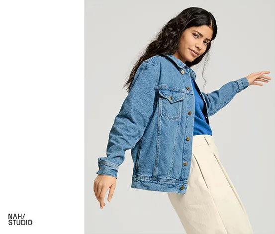NAH/STUDIO Jeansjacke | recycelte Baumwolle