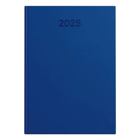 Idena Buchkalender Basic 2025 – DIN A5, FSC® Mix, blau