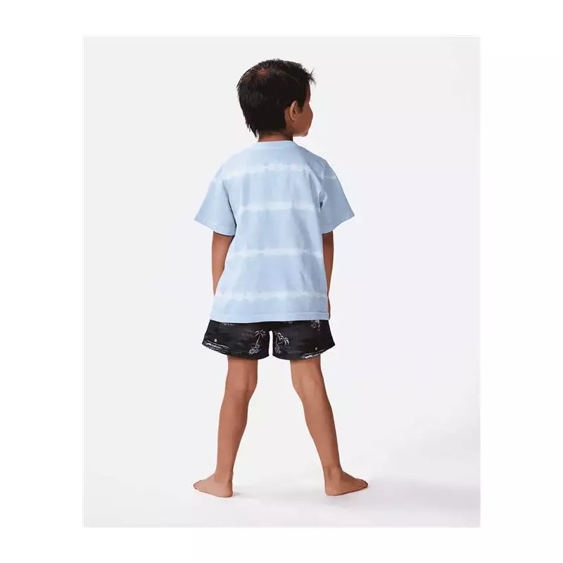 Teeshirt junior RIPCURL Shred Town Slogan Tee -Boy Cool Blue