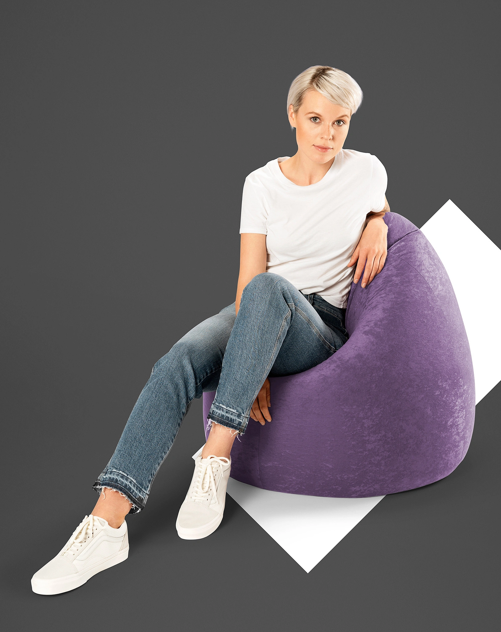 Sitzsack BeanBag EASY XL (Farbe: lila)