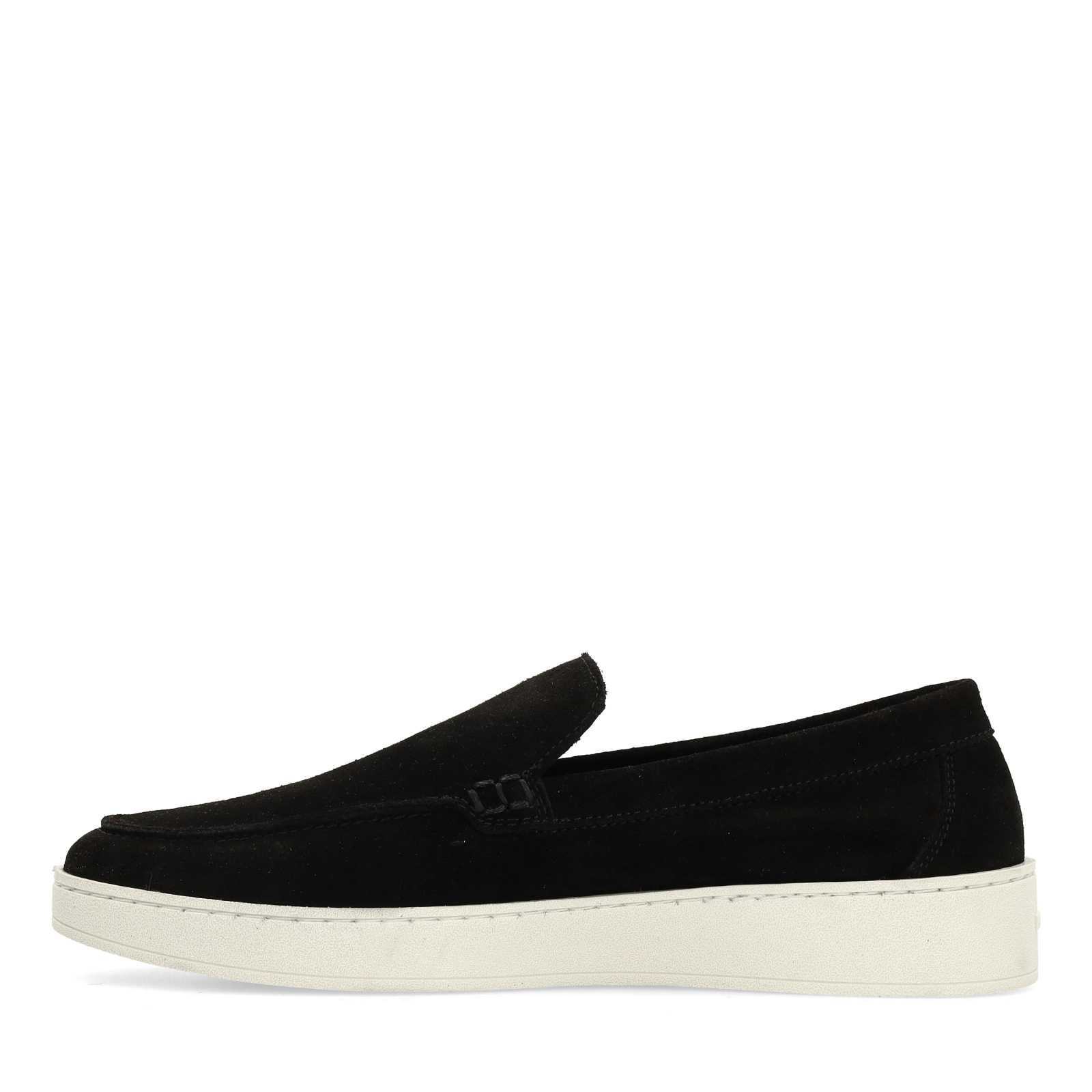 Zwarte suède loafers