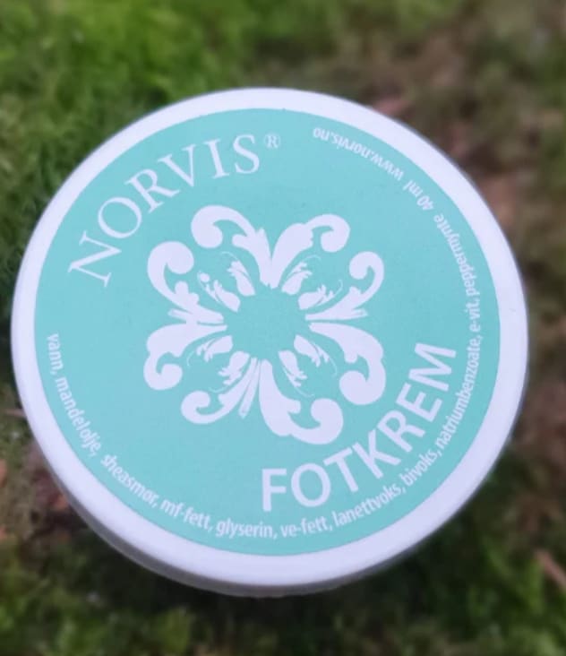 Norvis Fotkrem<br>Svalende og mykgjørende fotkrem etter en lang dag på tur!