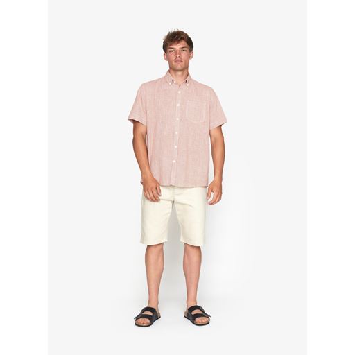 Signal Pitt Structure Skjorte, Sienna Orange, XXL