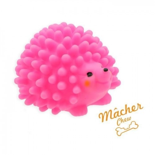 Brinquedo de ouriço-cacheiro rosa de vinil da AIME para cães