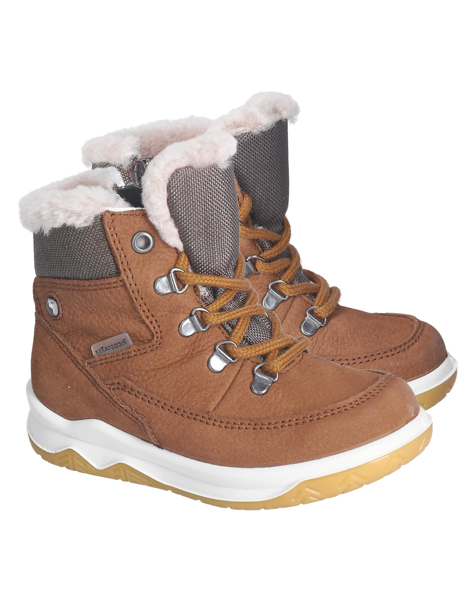 Winterboots LEVI gefüttert in curry/schoko