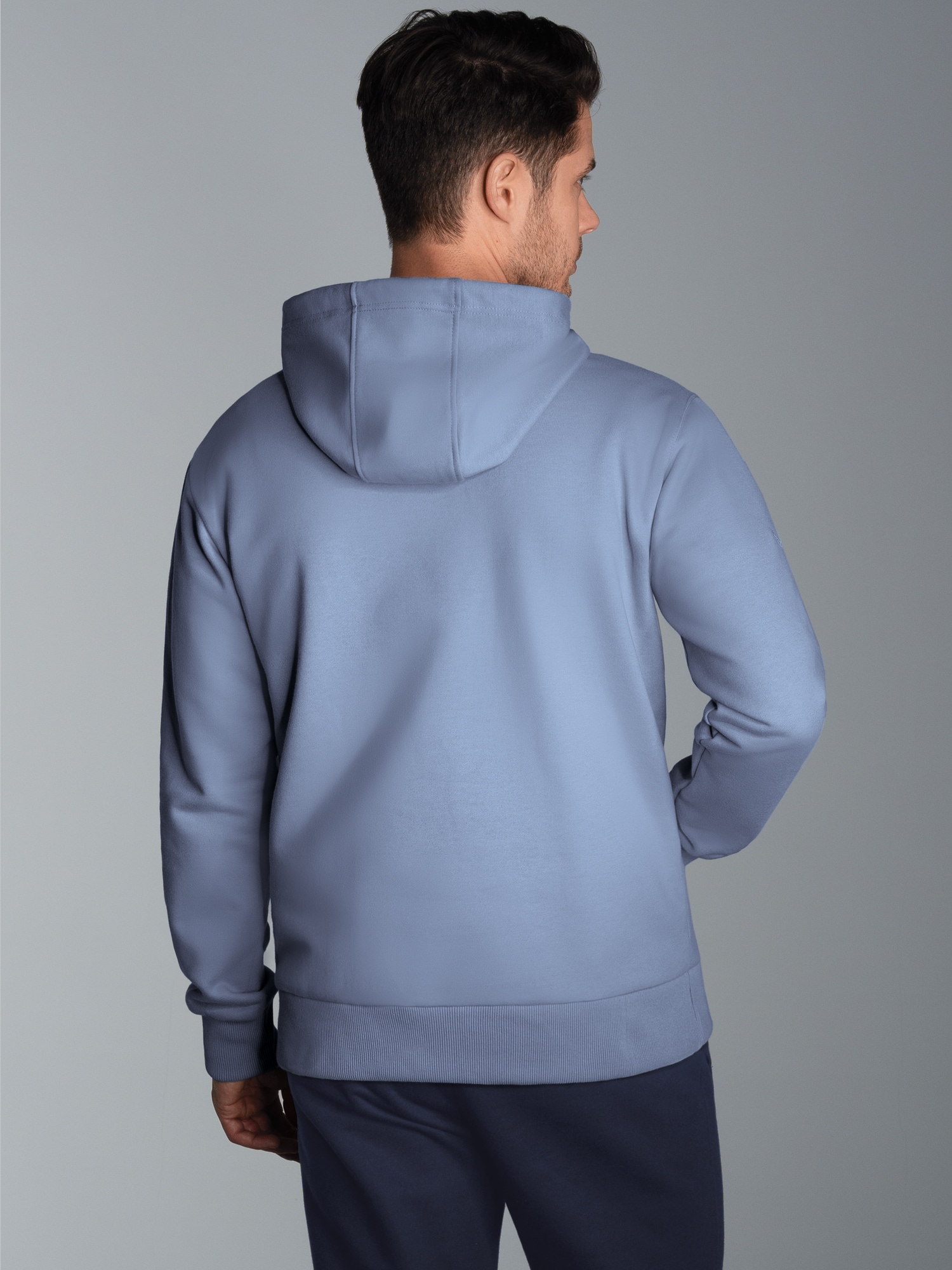 Hoodie aus SweatqualitätPearl-blue