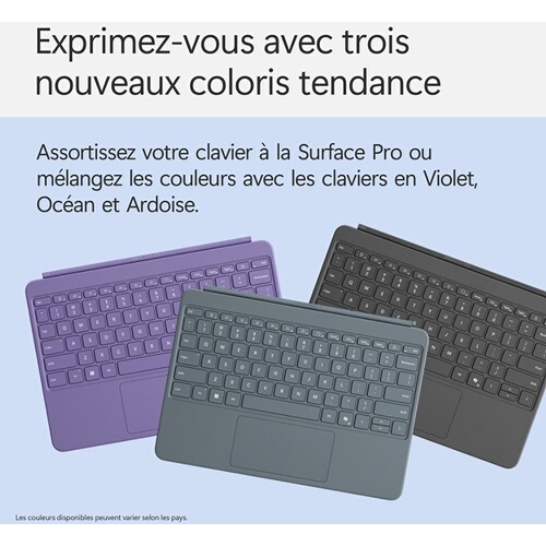 Clavier pour tablette Microsoft Surface Pro 12 pouces - Océan