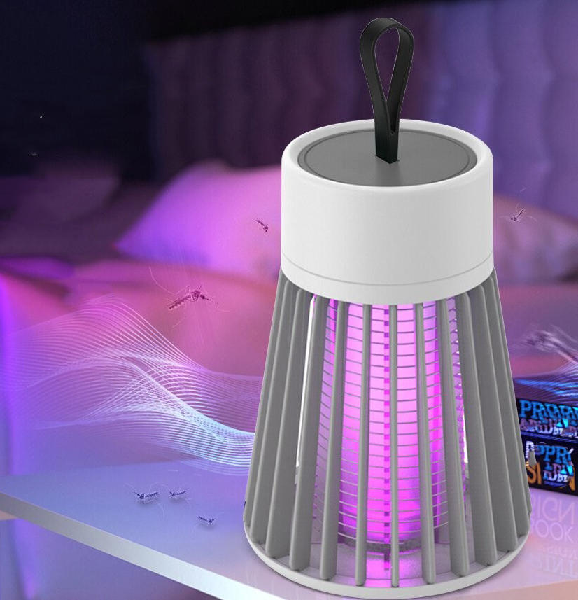 (Ø85x125mm) Elektrische USB Photokatalyse Anti Mücken Insekten Lampe Moskito Falle - Weiss