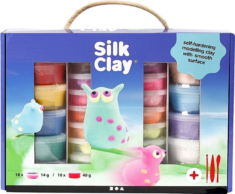 Silk Clay - Kleiset - Assortiment - 31-delig - Aardewerk