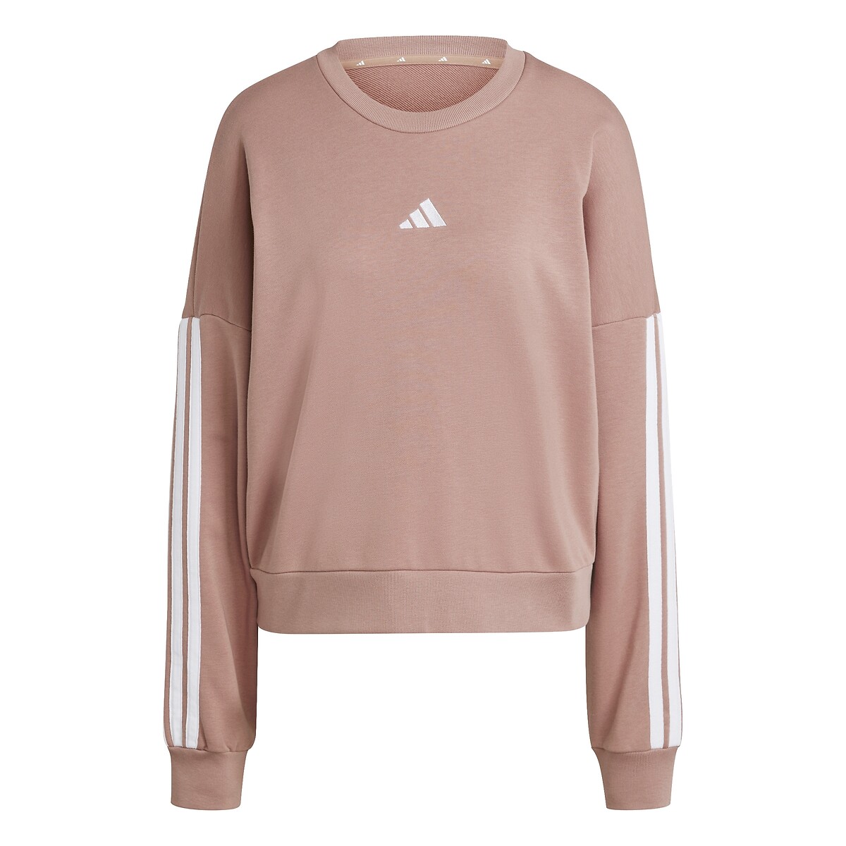 ADIDAS SPORTSWEAR<br>Suéter de gola redonda Essentials com 3 listras