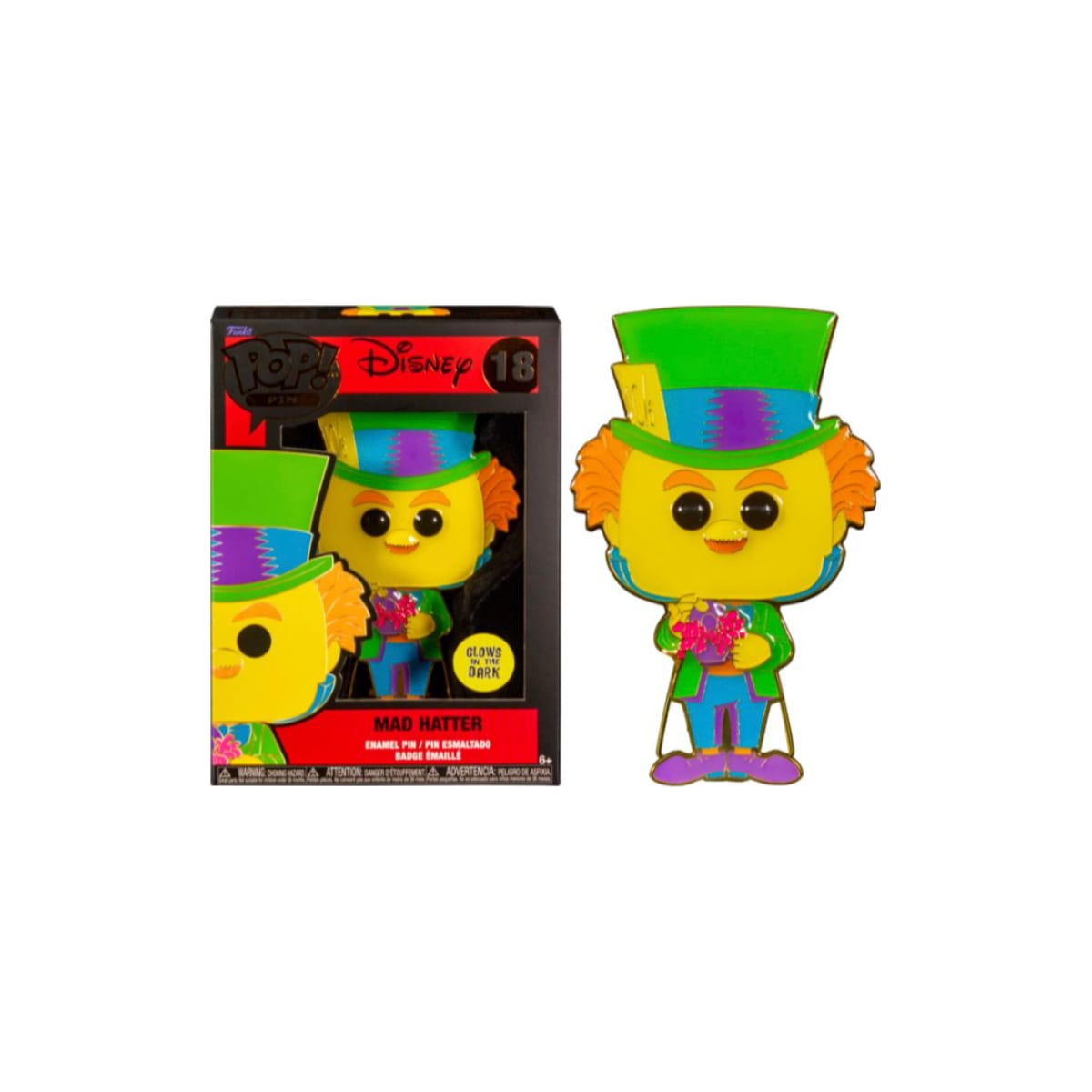 Funko Pin Badge Disney Mad Hatter